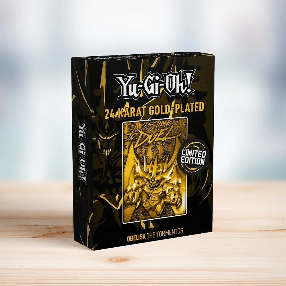 Yu-Gi-Oh ! Carte Dieu en édition limitée - Obélisque le Tourmenteur Edition plaquée or 24 carats Image 1