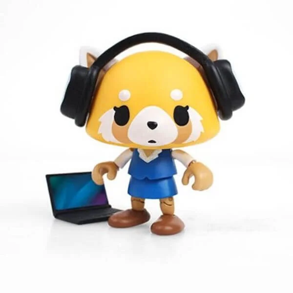 Aggretsuko Figurine articulée en Vinyle Office Image 1