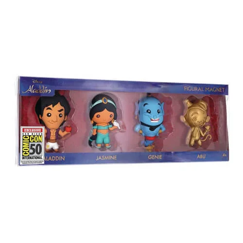 Disney Aladdin 3D Figural Magnet 4-Pack - SDCC 2019 Exclusive Image 1