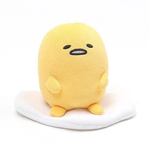 Gudetama Signature Sitting Pose 4 1/4-Inch Plush Image 1