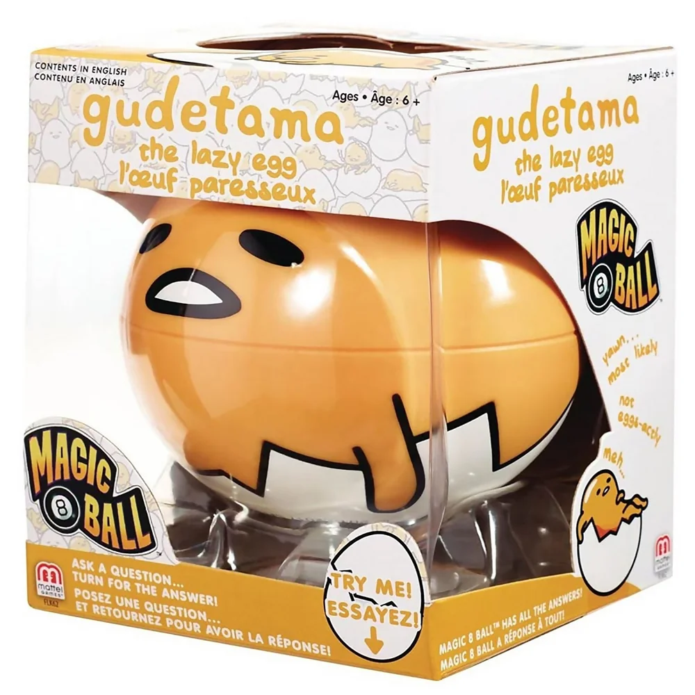 Jeu de boule magique 8 Gudetama l'œuf paresseux Image 1