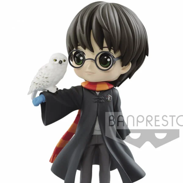 Statuette Harry Potter avec Hedwig Version couleur claire Q Posket Image 1