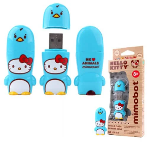 Hello Kitty Penguin Mimobot USB Flash Drive Image 1