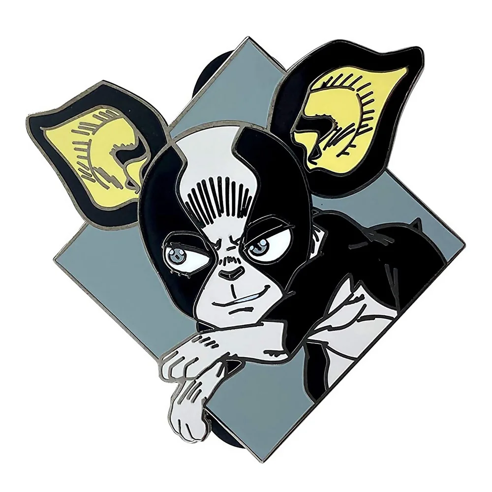 Jojo's Bizarre Adventure Diamond Iggy Enamel Pin Image 1