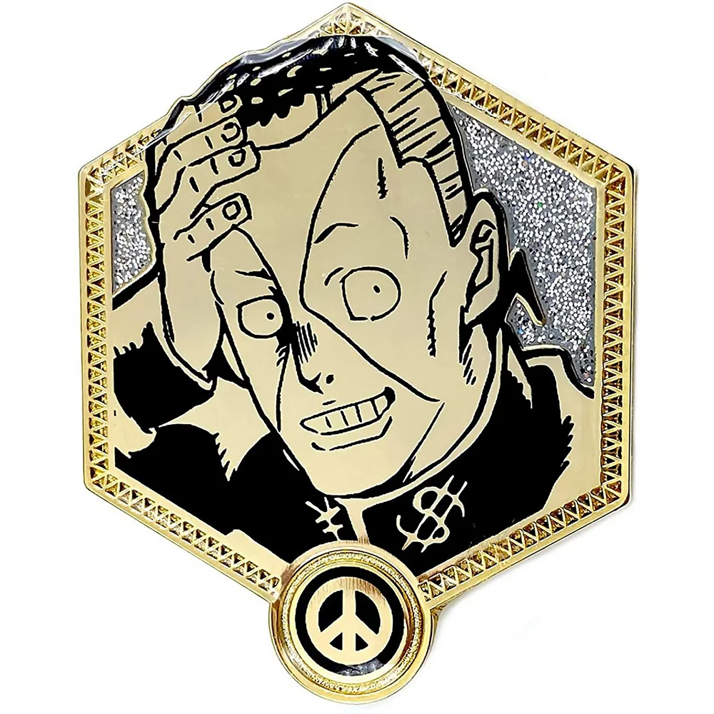 Pin émaillé Okuyasu doré Jojo's Bizarre Adventure Image 1