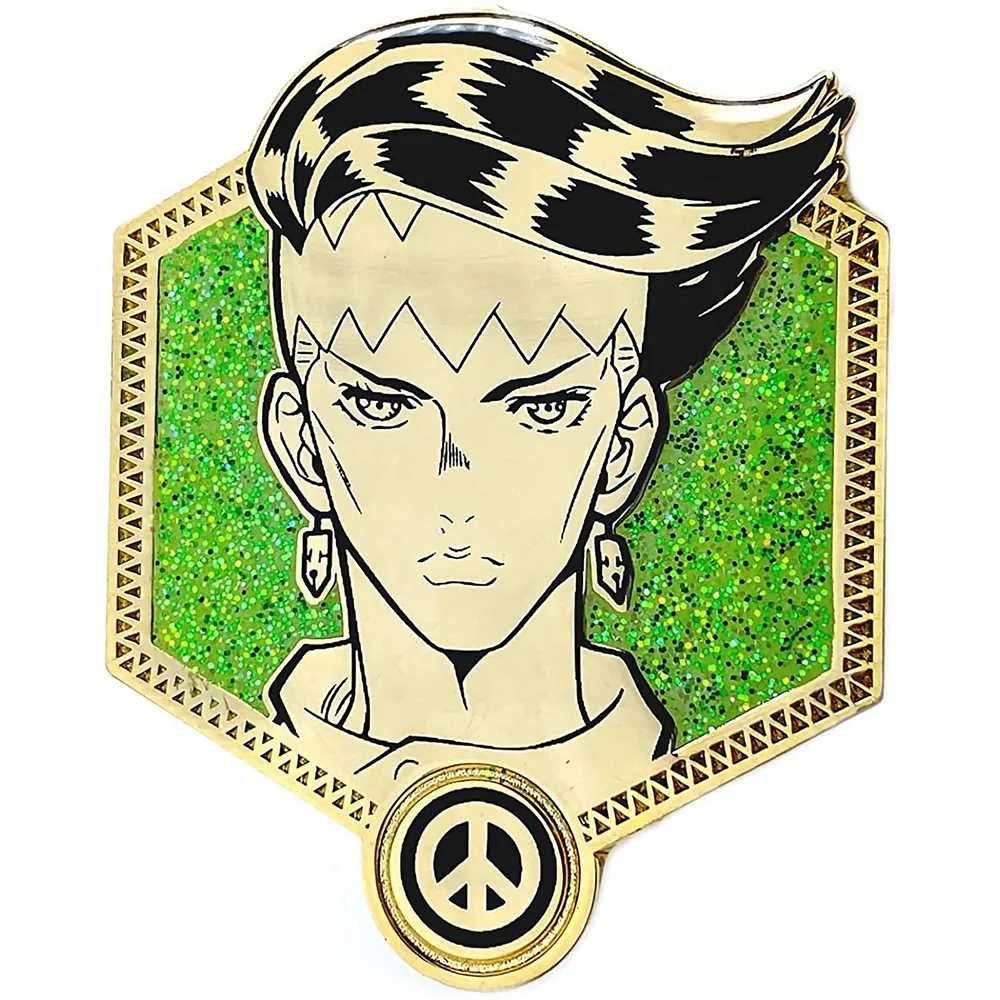 Pin émaillé Rohan doré Jojo's Bizarre Adventure Image 1