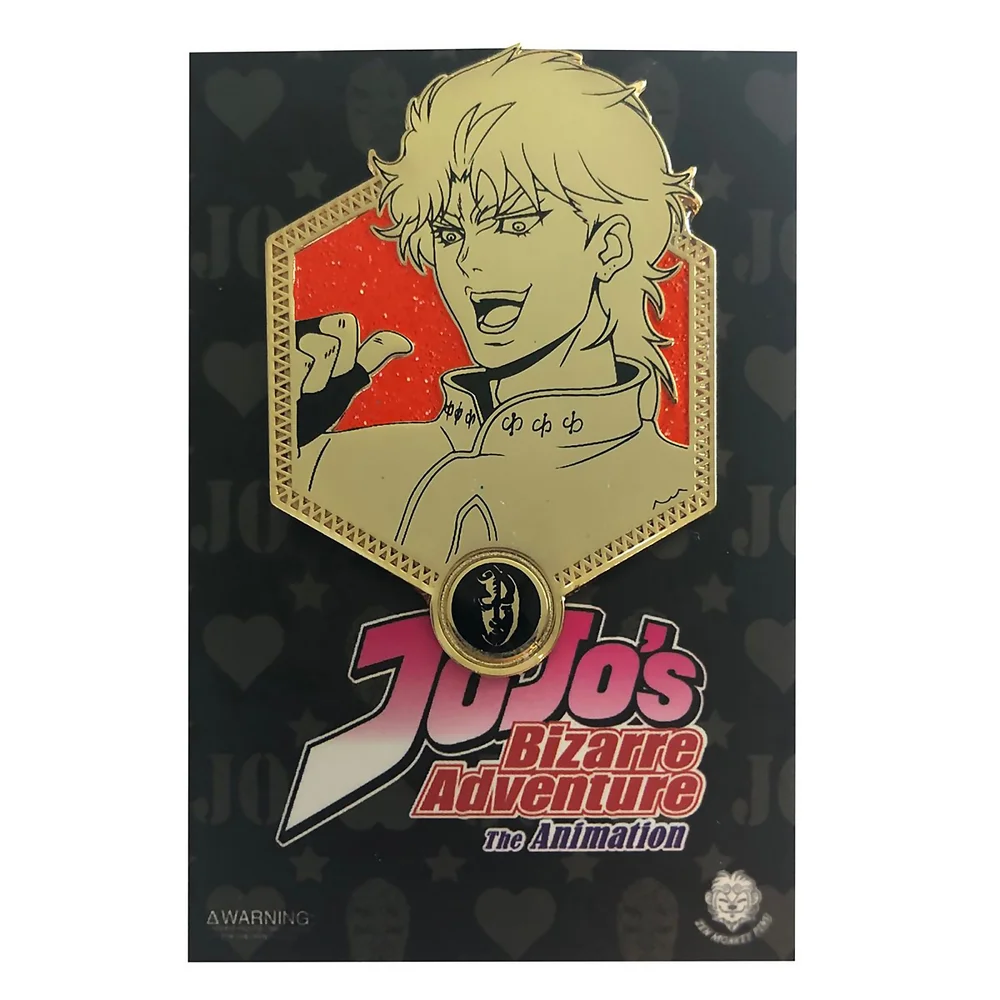 Pin émaillé Young Dio doré Jojo's Bizarre Adventure Image 1