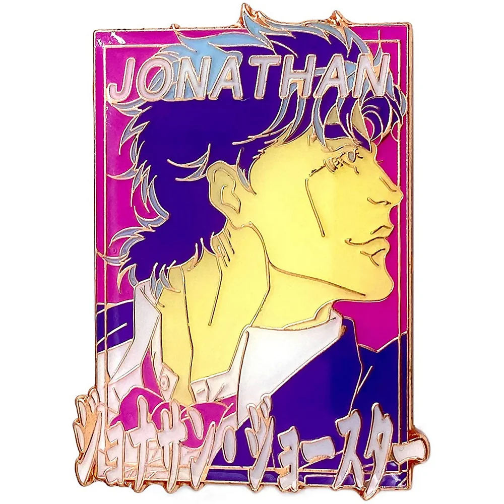 Pin émaillé Pastel Jonathan doré Jojo's Bizarre Adventure Image 1