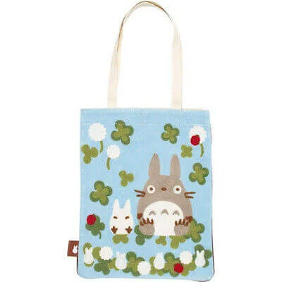 My Neighbor Totoro Totoro Among Clovers Tote Bag Image 1