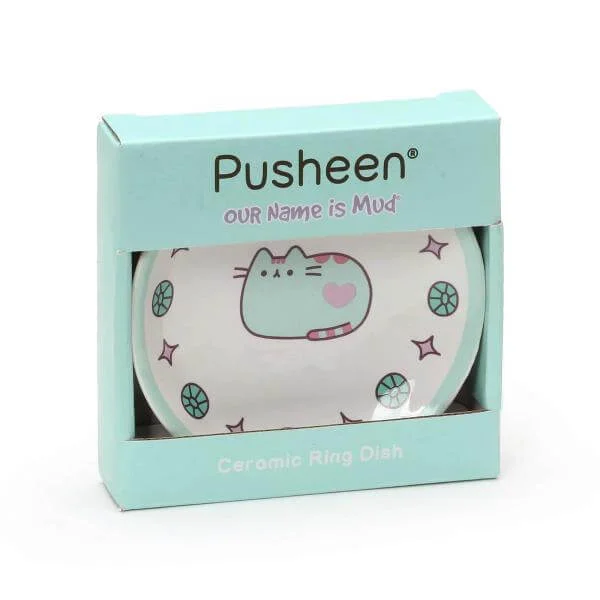 Pusheen the Cat Blue Trinket Tray Image 1