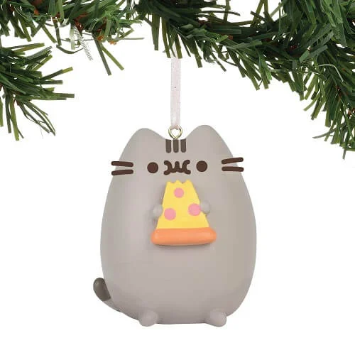 Pusheen the Cat I Love Pizza Ornament Image 1