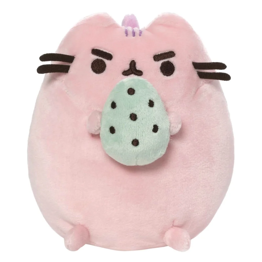 Pusheen the Cat Pusheenosaurus with Egg 6-Inch Pink Plush Image 1