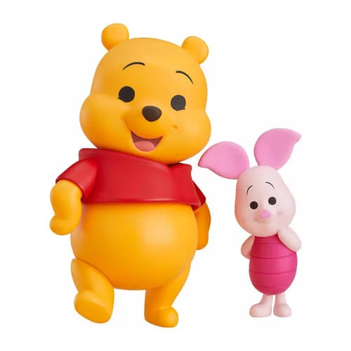 Disney Winnie the Pooh and Piglet Nendoroid Action Figure Set Image 1
