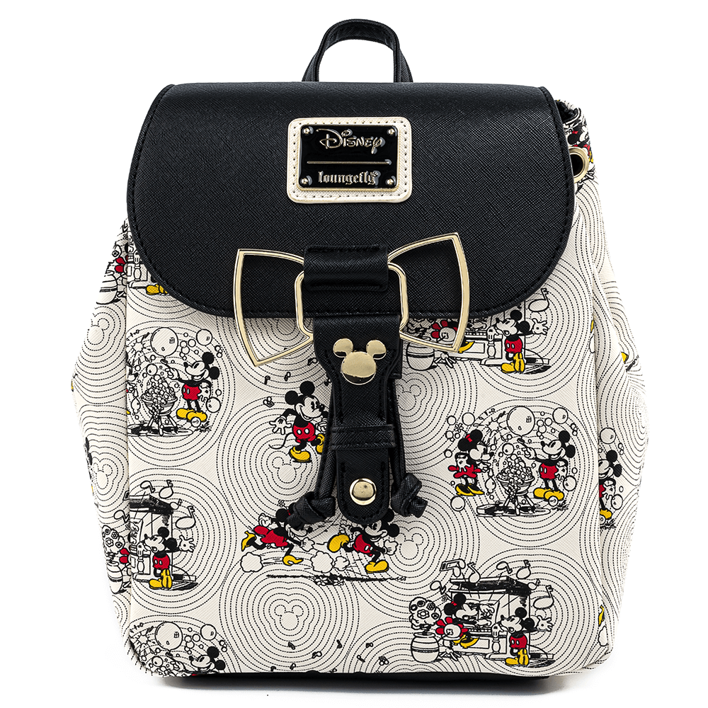 Sac à dos Minnie Mickey Bow Hardware Aop Loungefly Disney Image 1