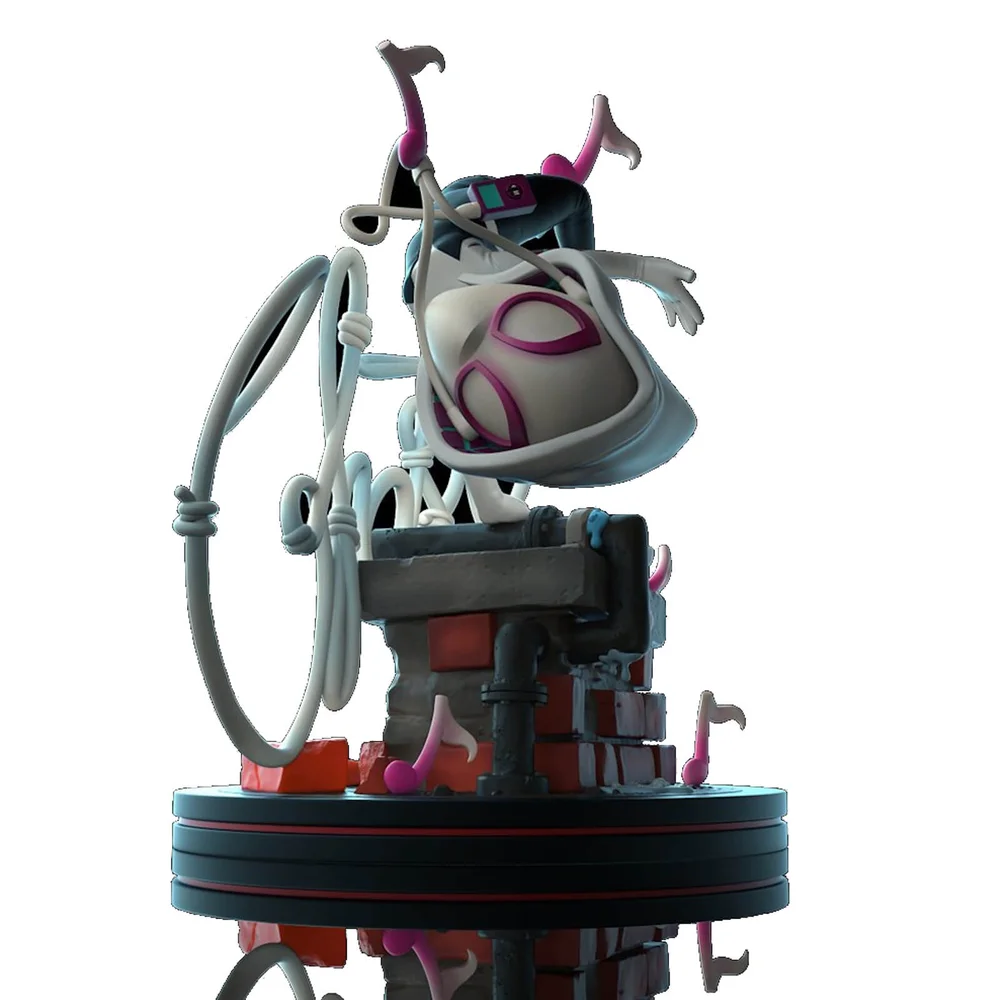 Quantum Mechanix Figurine Marvel Ghost-Spider Elite Diorama Image 1