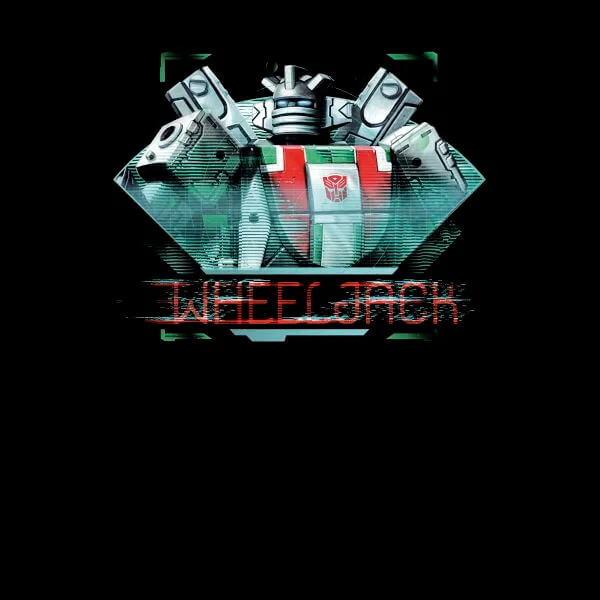 T-shirt Transformers Wheeljack Glitch - Noir - Femme