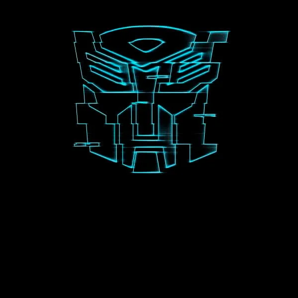 T-shirt Transformers Autobot Glitch - Noir - Femme
