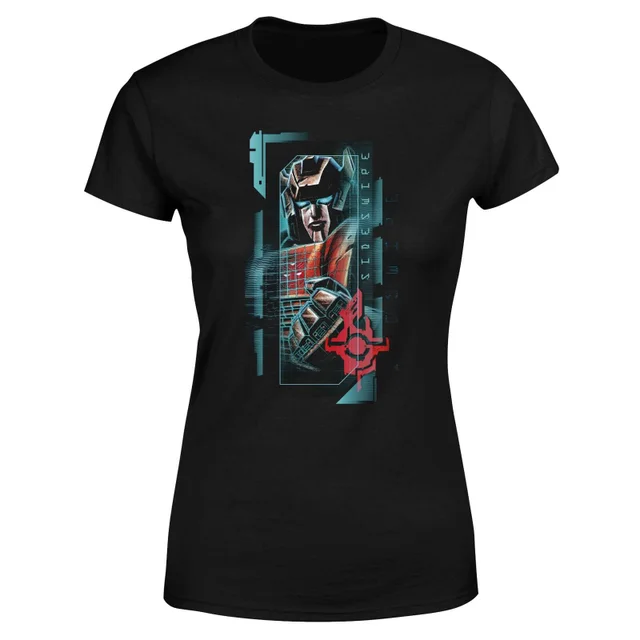 T-shirt Transformers Sideswipe Glitch - Noir - Femme