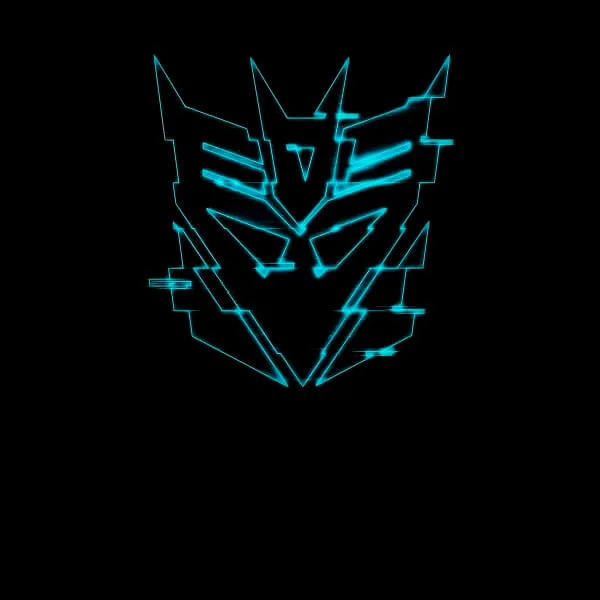 T-shirt Transformers Decepticon Glitch - Noir - Femme