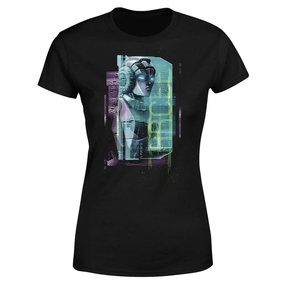 T-shirt Transformers Arcee Glitch - Noir - Femme - XS Image 1