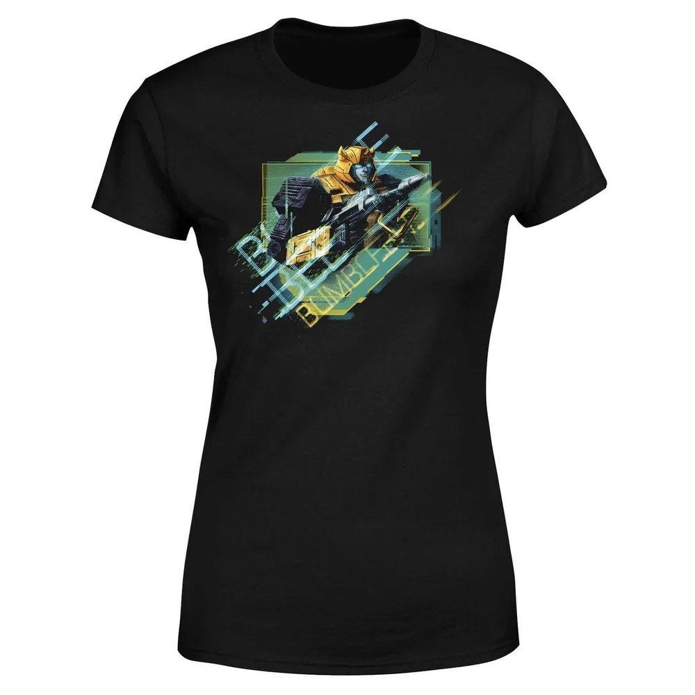 T-shirt Transformers Bumble Bee Glitch - Noir - Femme - XS Image 1