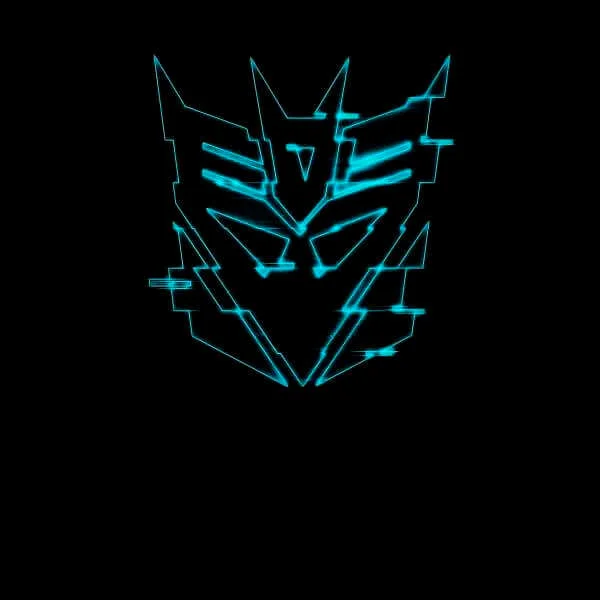 T-shirt Transformers Decepticon Glitch - Noir - Unisexe