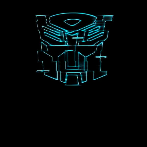T-shirt Transformers Autobot Glitch - Noir - Unisexe