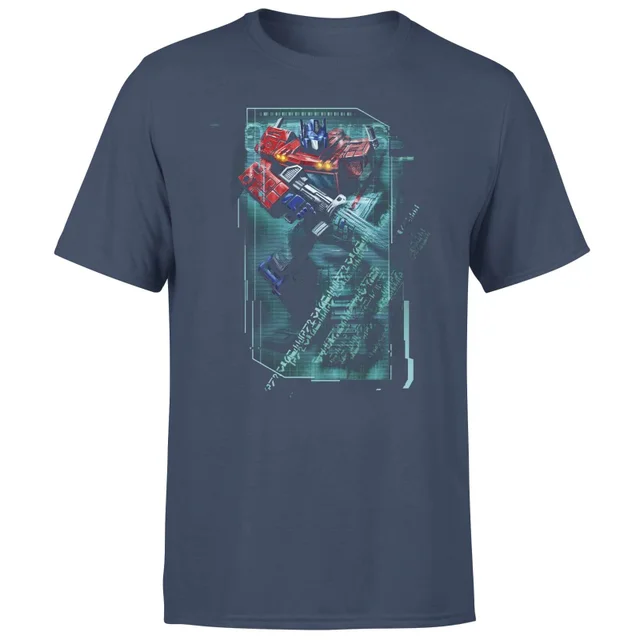T-shirt Transformers Optimus Prime Tech - Bleu Marine - Unisexe
