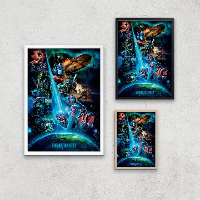 Poster Fine Art Transformers Earthrise A2
