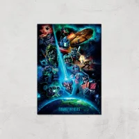 Poster Fine Art Transformers Earthrise A2