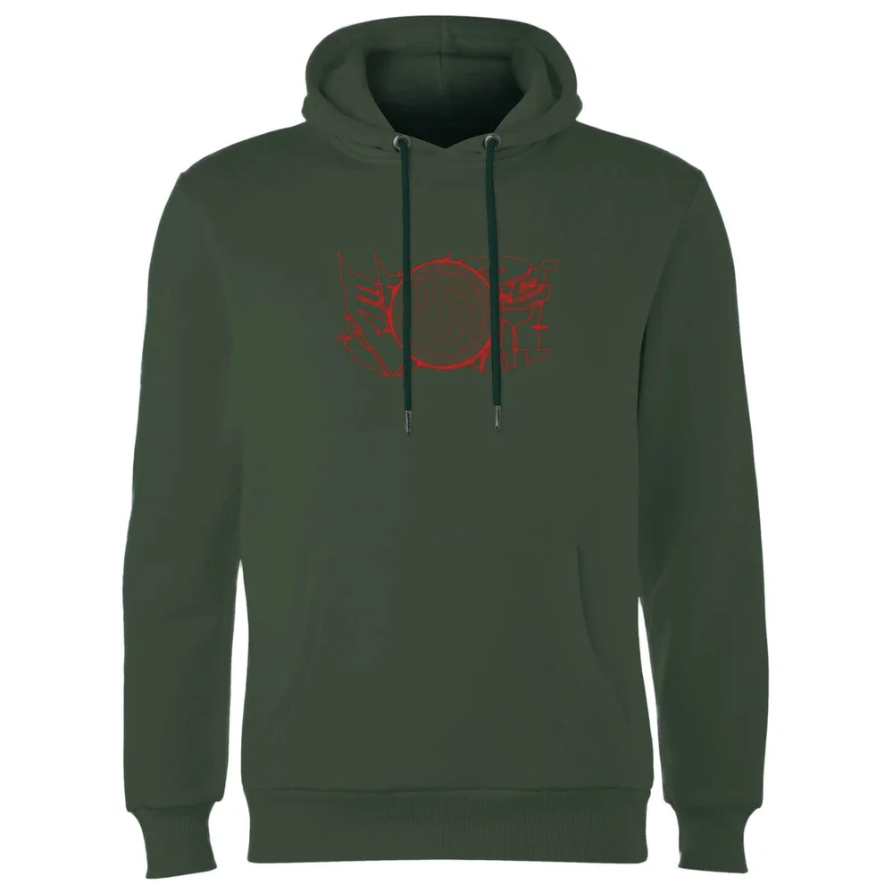 Sweat à capuche Transformers War For Cybertron - Vert Forêt - S Image 1