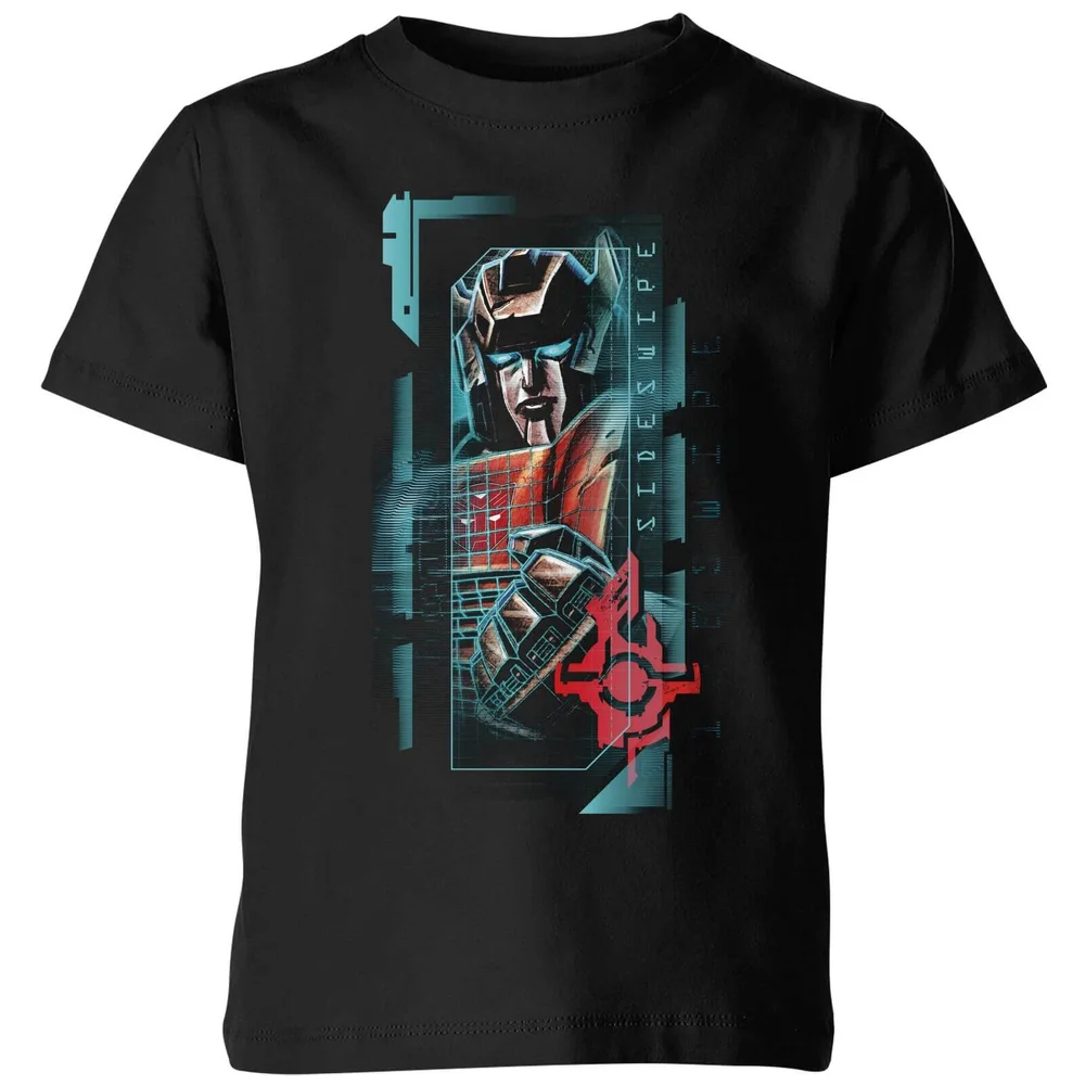 T-shirt Transformers Sideswipe Glitch - Noir - Enfants - 3-4 ans Image 1