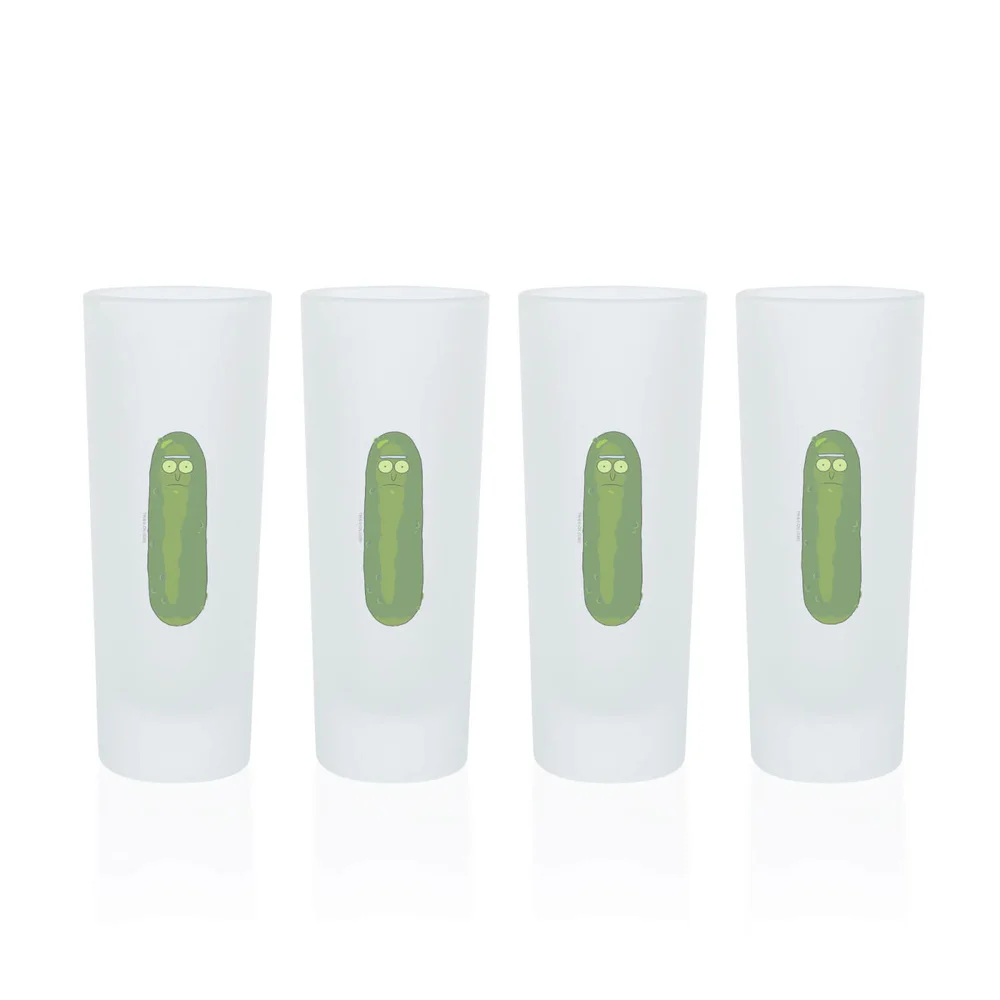 Pickle Rick Shot Glasses - Set of 4 Image 1