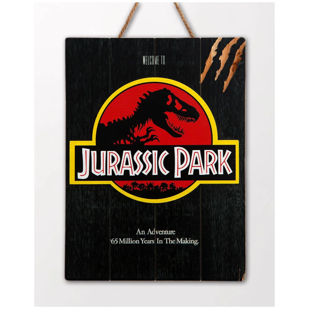 Doctor Collector Jurassic Park Bienvenue à Jurassic Park Impression 3D WoodArts Image 1