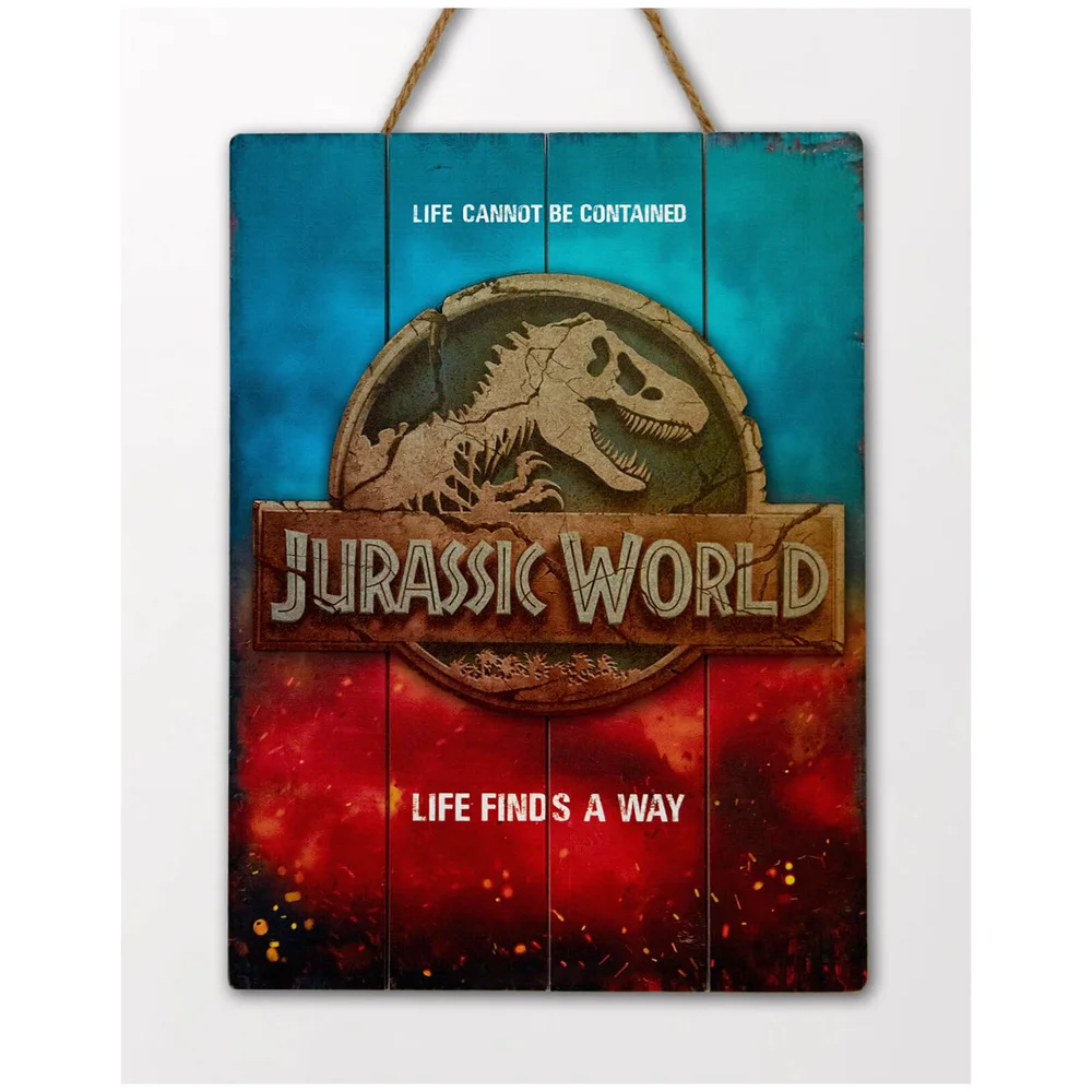 Doctor Collector Jurassic World Life Finds A Way Impression 3D WoodArts Image 1