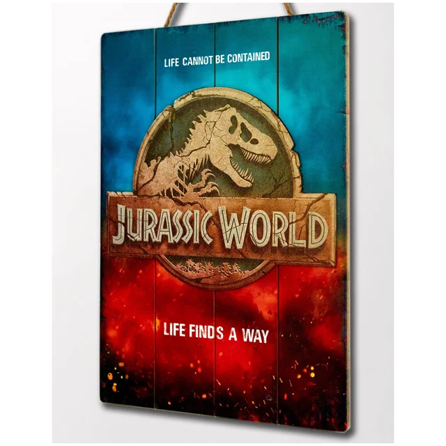 Doctor Collector Jurassic World Life Finds A Way Impression 3D WoodArts