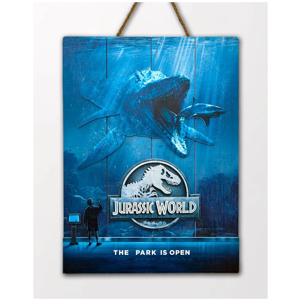 Doctor Collector Jurassic World The Park is Open WoodArts Impression 3D Image 1