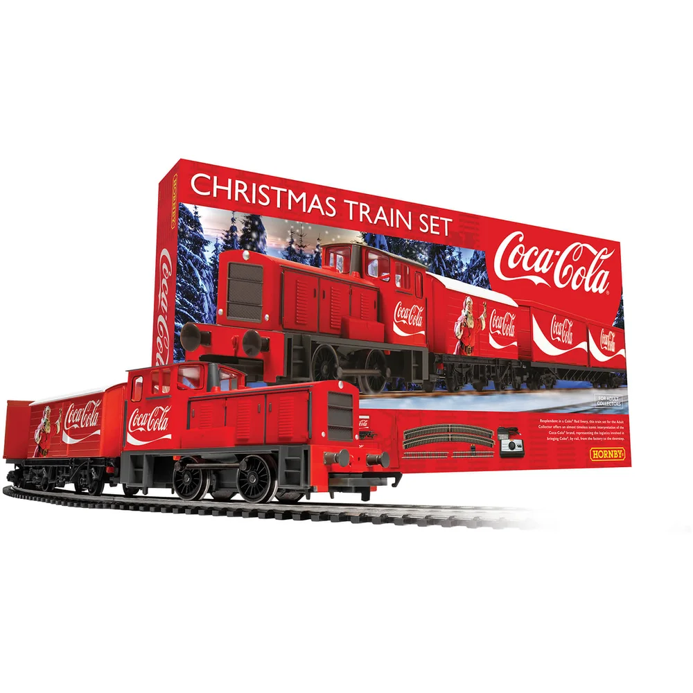Coffret de train miniature de Noël Coca Cola Image 1