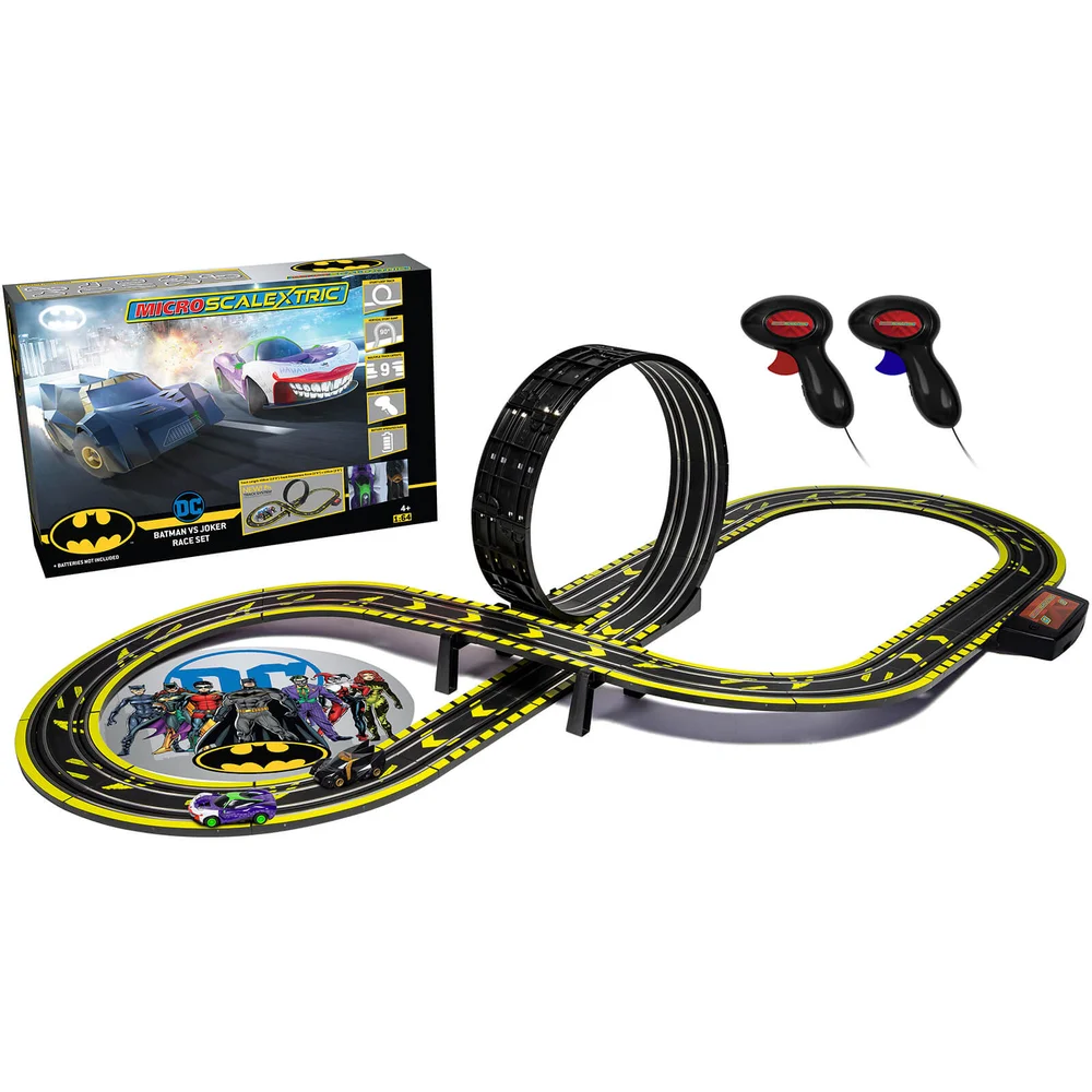 Ensemble de Course motorisée Batman contreJoker Battery Micro Scalextric Image 1