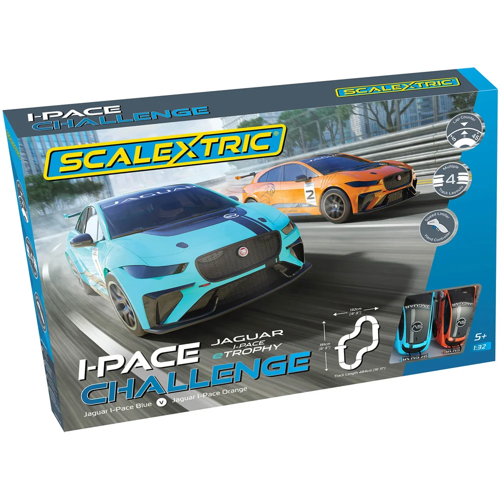 Ensemble de course (2x Jaguar I-Pace) challenge I-Pace Scalextric Image 1