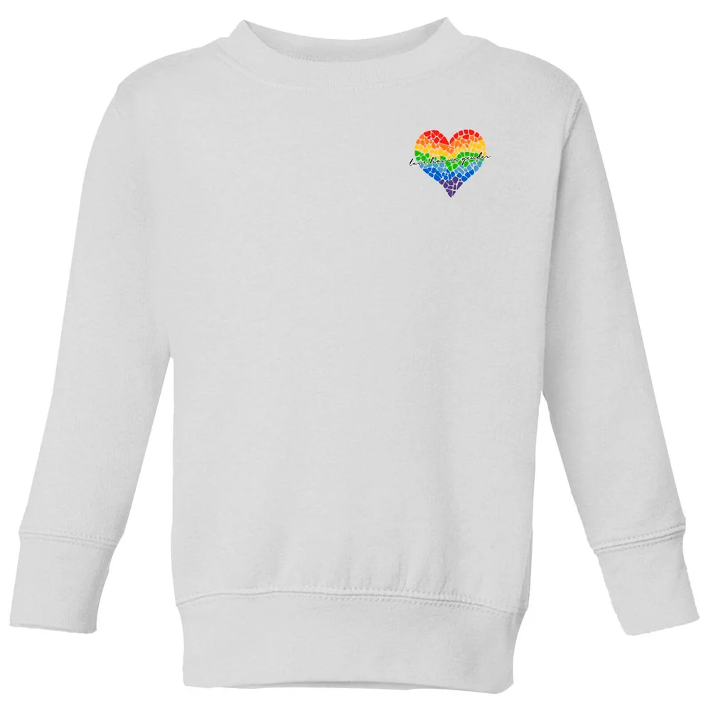 Miss Greedy Love Has No Gender Kids' Sweatshirt - White - 3-4 ans Image 1