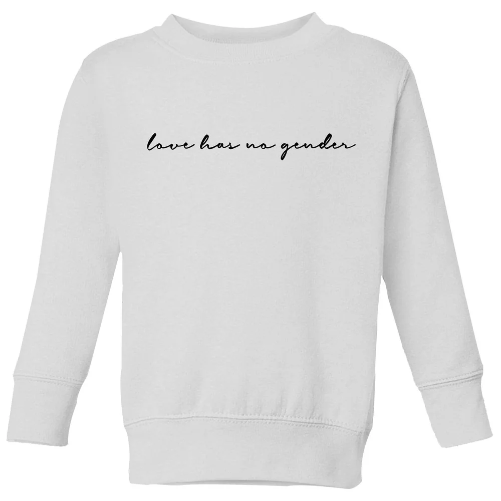 Miss Greedy Love Has No Gender Kids' Sweatshirt - White - 3-4 ans Image 1