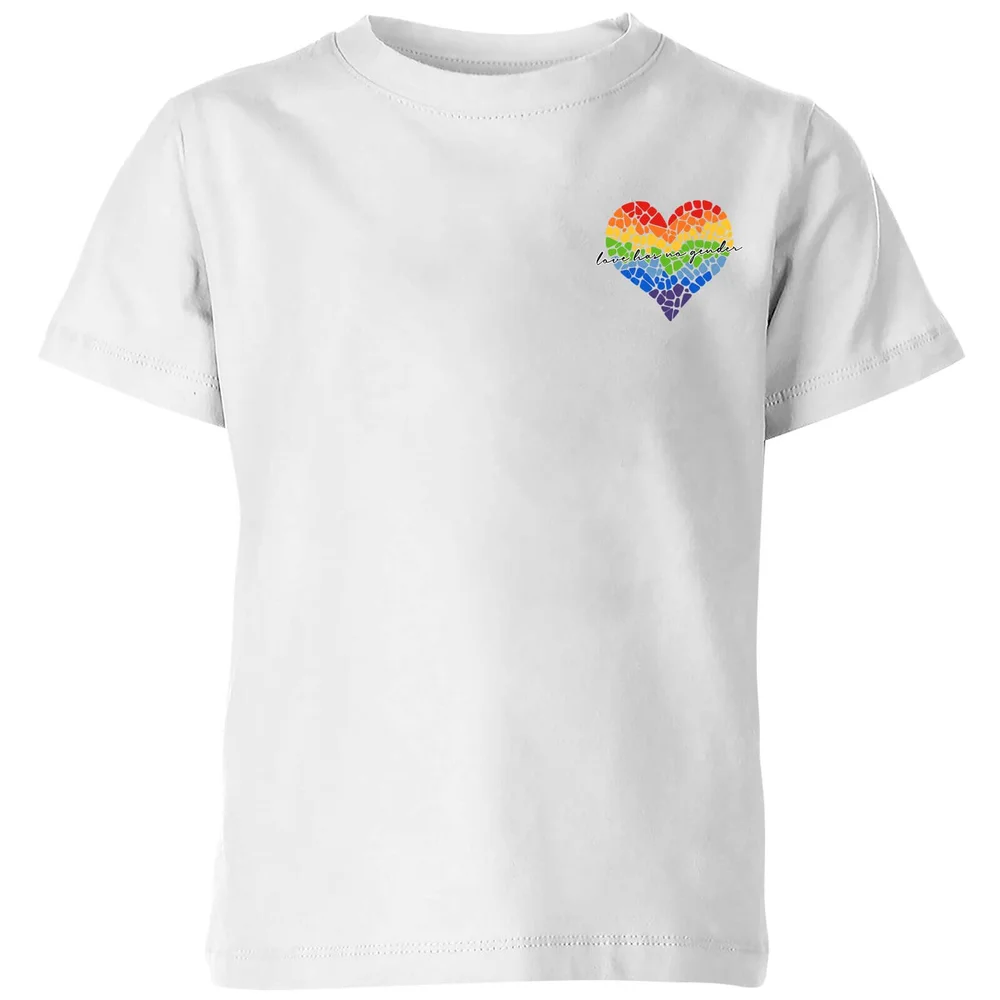 Miss Greedy Love Has No Gender Kids' T-Shirt - White - 3-4 ans Image 1