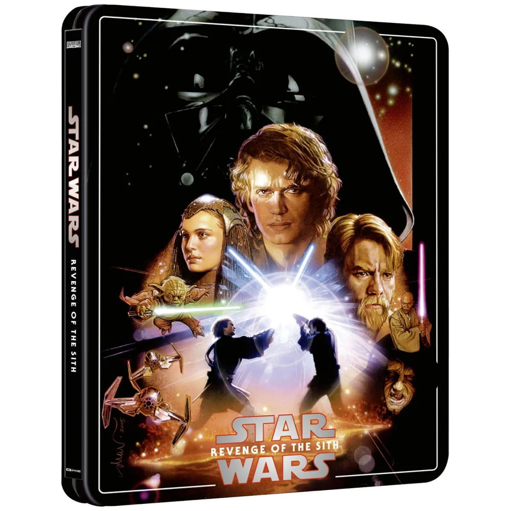 Exclusivité Zavvi : Steelbook Star Wars, épisode III : La Revanche des Sith – 4K Ultra HD (Édition 3 Disques Blu-ray inclus) Image 1