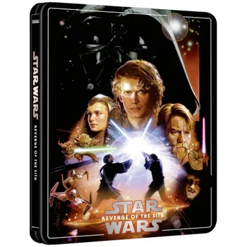 Exclusivité Zavvi : Steelbook Star Wars, épisode III : La Revanche des Sith – 4K Ultra HD (Édition 3 Disques Blu-ray inclus)