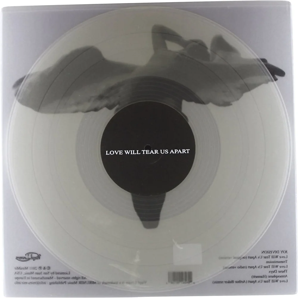 Joy Division - Love Will Tear Us Apart Single, 30 cm Édition Limitée Clear Image 1
