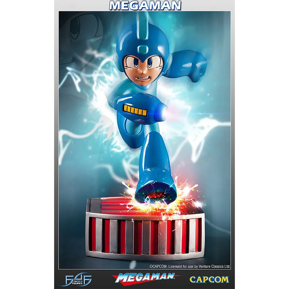 First 4 Figurines Megaman (Running Megaman) Statuettes en résine Image 1