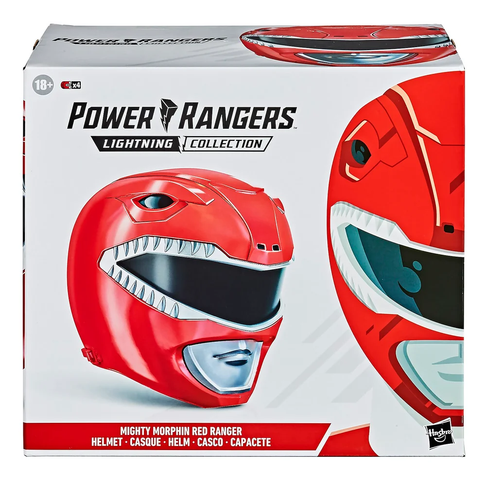 Hasbro Power Rangers Lightning Collection Mighty Morphin réplique du casque rouge, Red Ranger échelle 1/1 Image 1