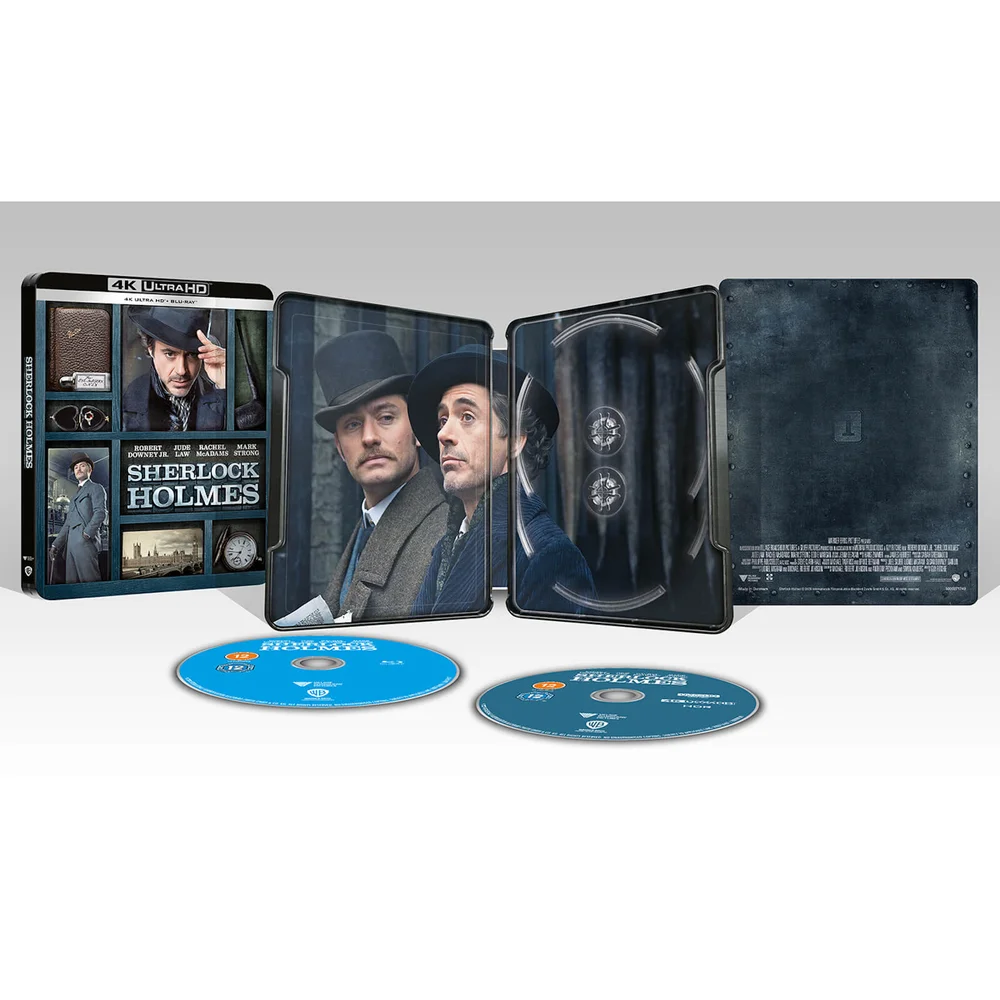 Exclusivité Zavvi : Steelbook Sherlock Holmes - 4K Ultra HD (Blu-ray 2D Inclus) Image 1