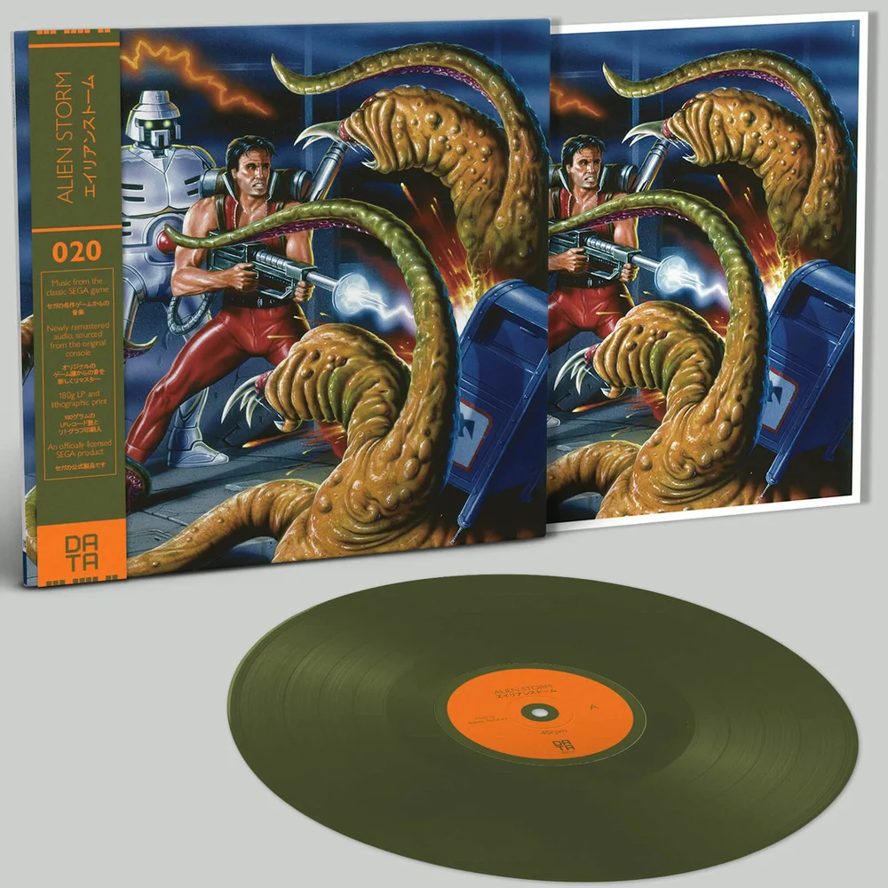 Data Discs - Alien Storm 180g LP (Slime Green) Image 1